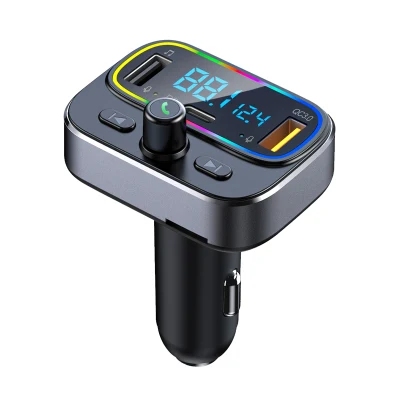 QC 3.0 Pd 20 W 車用 USB 充電器 Bluetooth FM トランスミッター ワイヤレス ラジオ アダプター キット 手